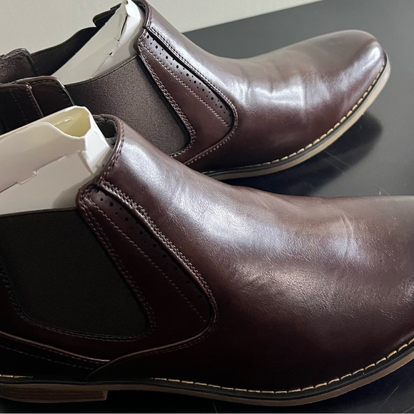 Deer Stags round-toe leather ankle boots